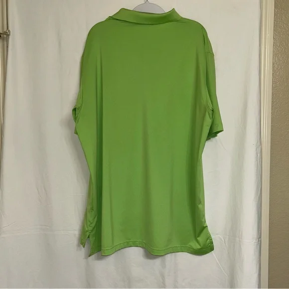 Men's Peter Millar Summer Comfort Green Polo Shirt - Picture 3 of 6
